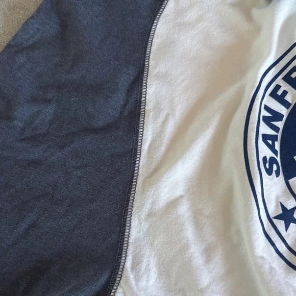District Blue and White Long Sleeve Tee - Picture 2 of 5